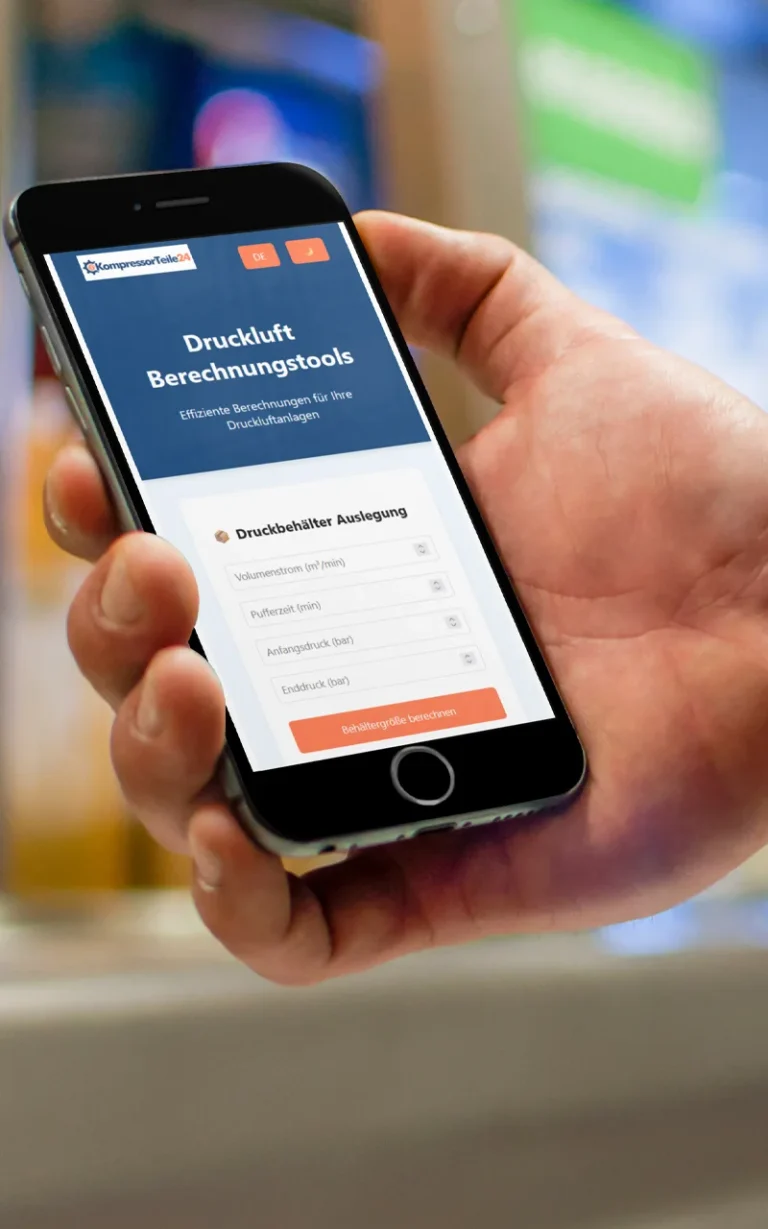 Druckluft Berechnungs-App